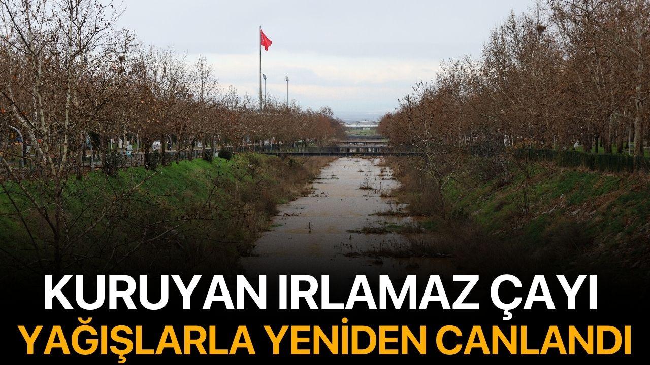 Kuruyan Irlamaz Çayı Yağışlarla Yeniden Canlandı