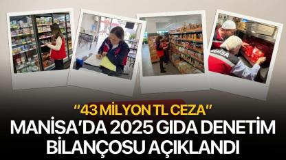 Manisa’da 2025 Gıda Denetim Bilançosu Açıklandı: 43 Milyon TL Ceza