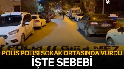 Sokak ortasında polis polisi vurdu!