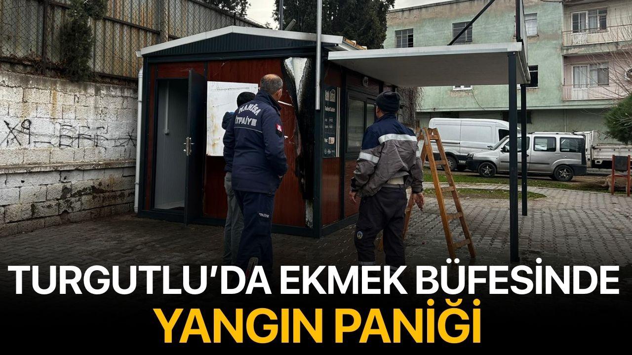 Turgutlu’da ekmek büfesinde yangın paniği