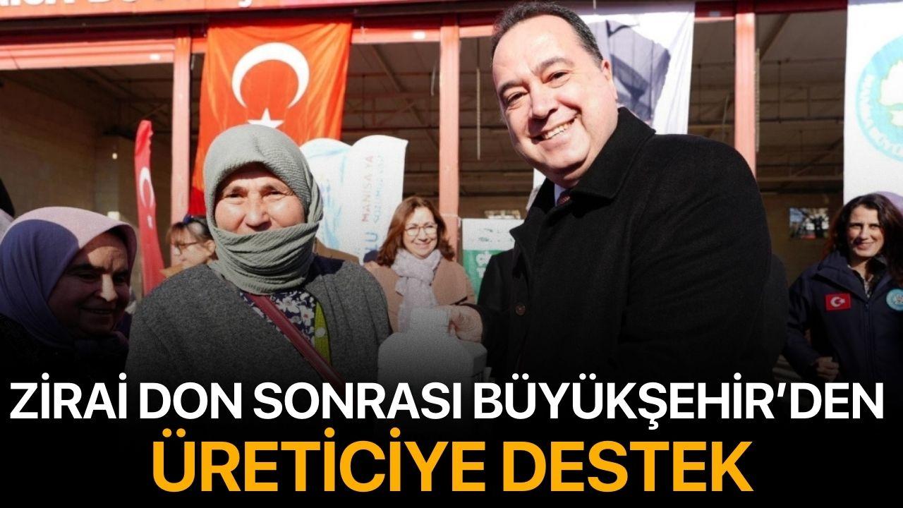 Zirai Don Sonrası Büyükşehir’den Üreticiye Destek