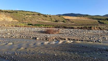 İlçede dere Alarmı: Setler Çöktü, Araziler Zarar Gördü