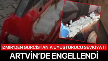 İzmir’den Gürcistan’a Uyuşturucu Sevkiyatı Artvin'de Engellendi