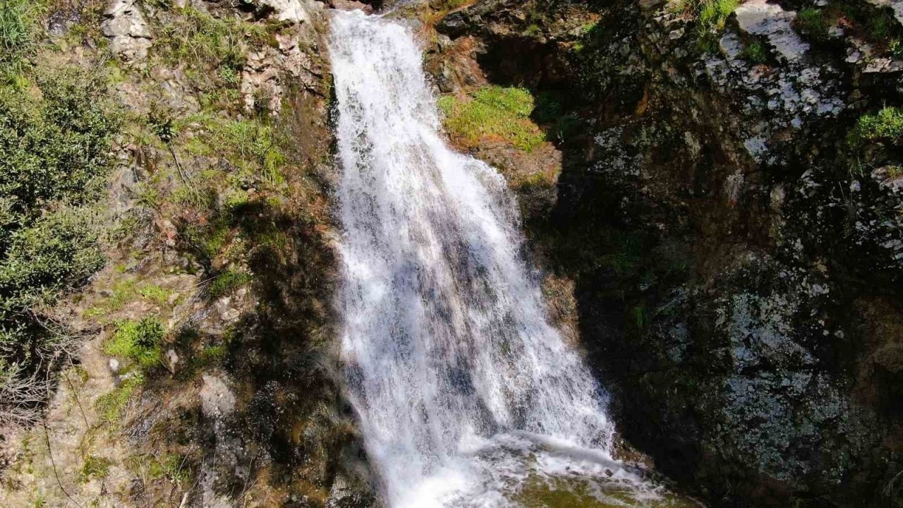 Sancaklı Şelalesi Coştu: İzmir’in Saklı Cenneti Yeniden Hayat Buldu