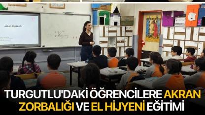 Turgutlu'daki öğrencilere Akran Zorbalığı ve El Hijyeni Eğitimi
