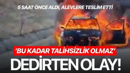 ’Bu kadar talihsizlik olmaz’ dedirten olay