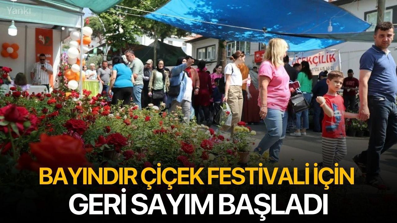 Bayındır Çiçek Festivali için geri sayım başladı