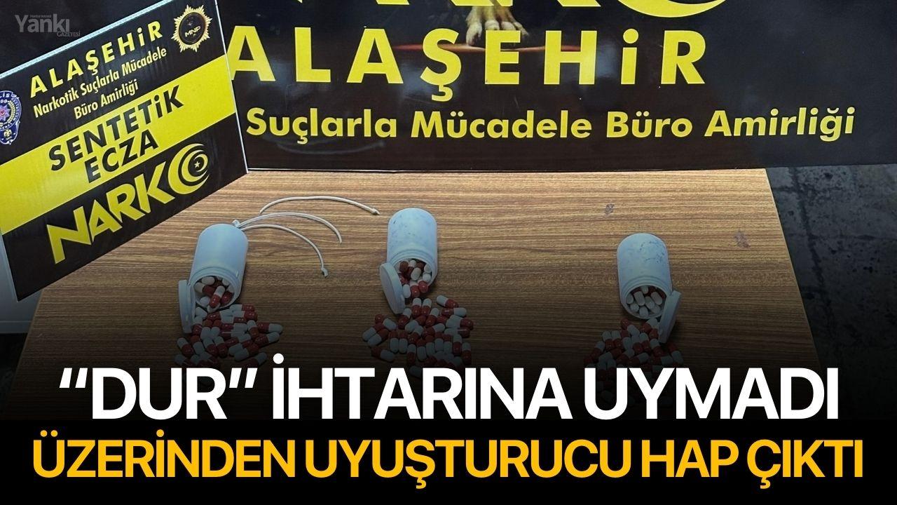“Dur” İhtarına Uymadı, Üzerinden Uyuşturucu Hap Çıktı: 1 tutuklama