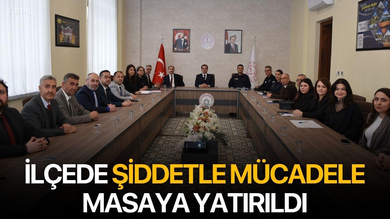 İlçede şiddetle mücadele masaya yatırıldı