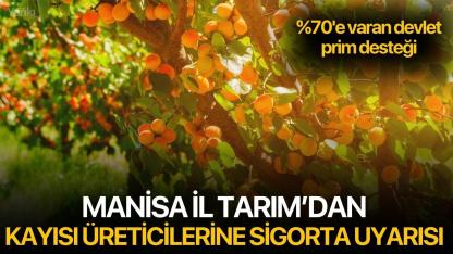 Manisa İl Tarım’dan Kayısı Üreticilerine Sigorta Uyarısı