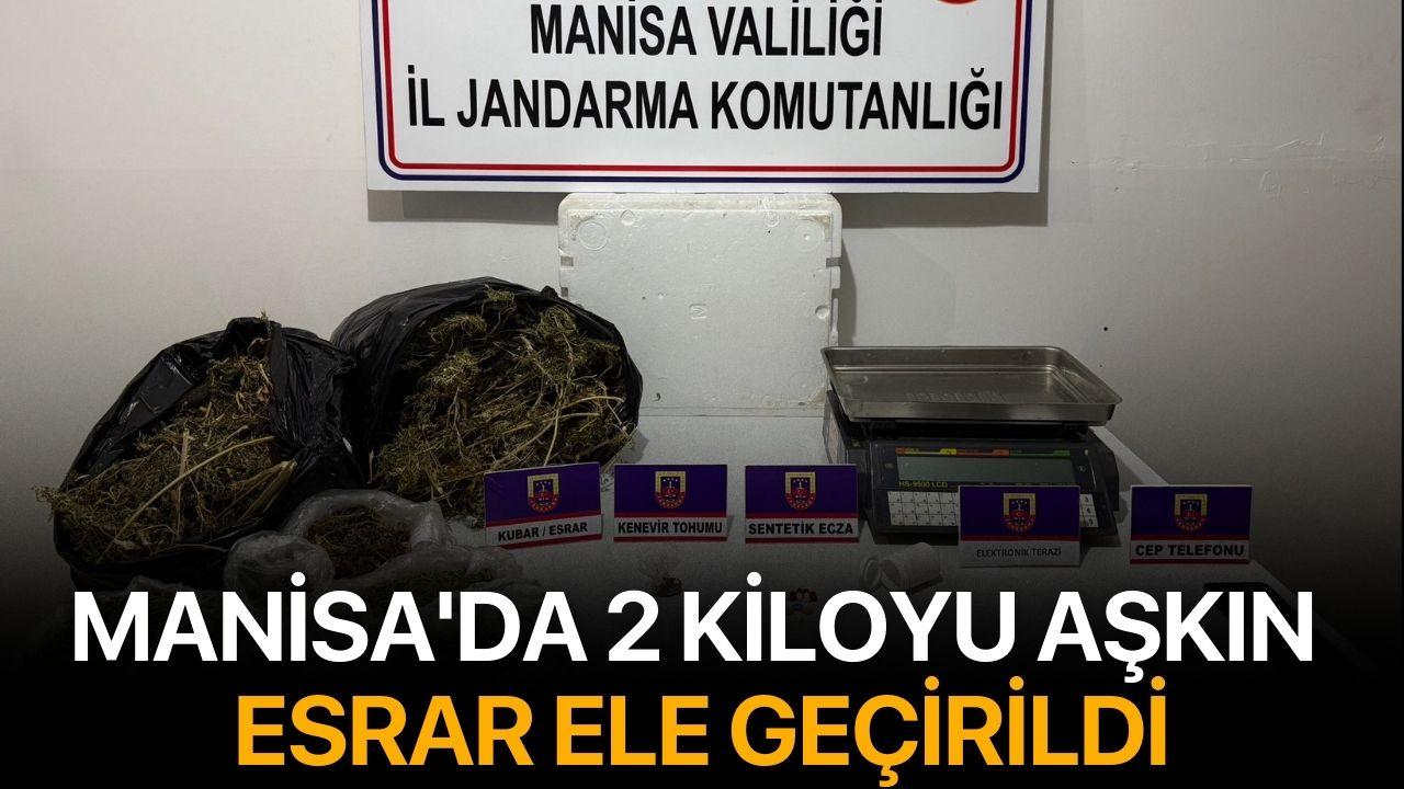Manisa'da 2 Kiloyu Aşkın Esrar Ele Geçirildi