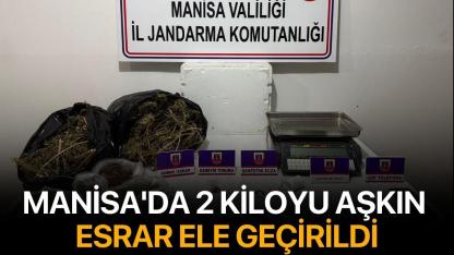 Manisa'da 2 Kiloyu Aşkın Esrar Ele Geçirildi