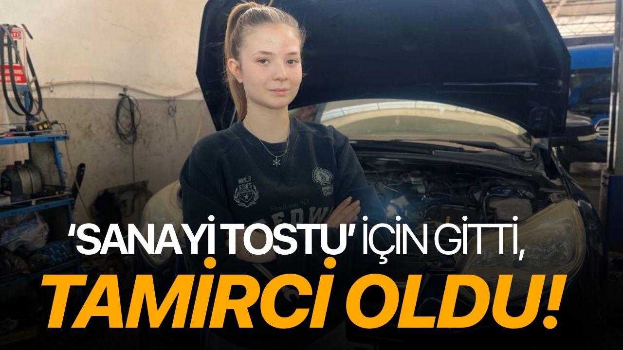 Sanayi tostu için gitti, tamirci oldu!