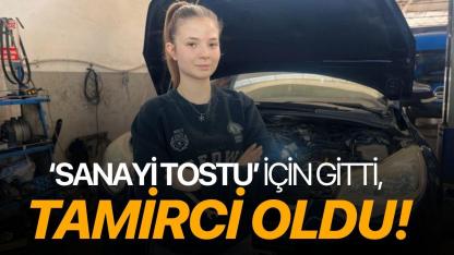 Sanayi tostu için gitti, tamirci oldu!
