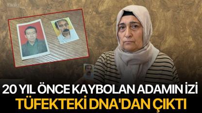 20 Yıl önce kaybolan adamın izi tüfekteki DNA'dan çıktı