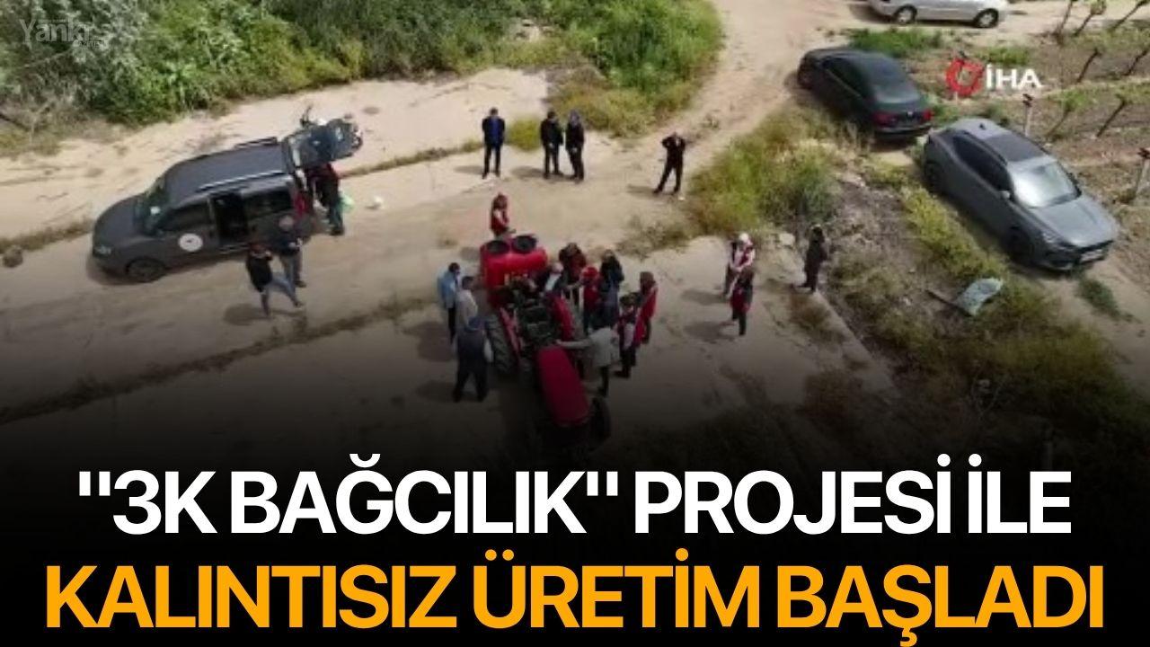 "3K Bağcılık" projesi ile kalıntısız üretim başladı