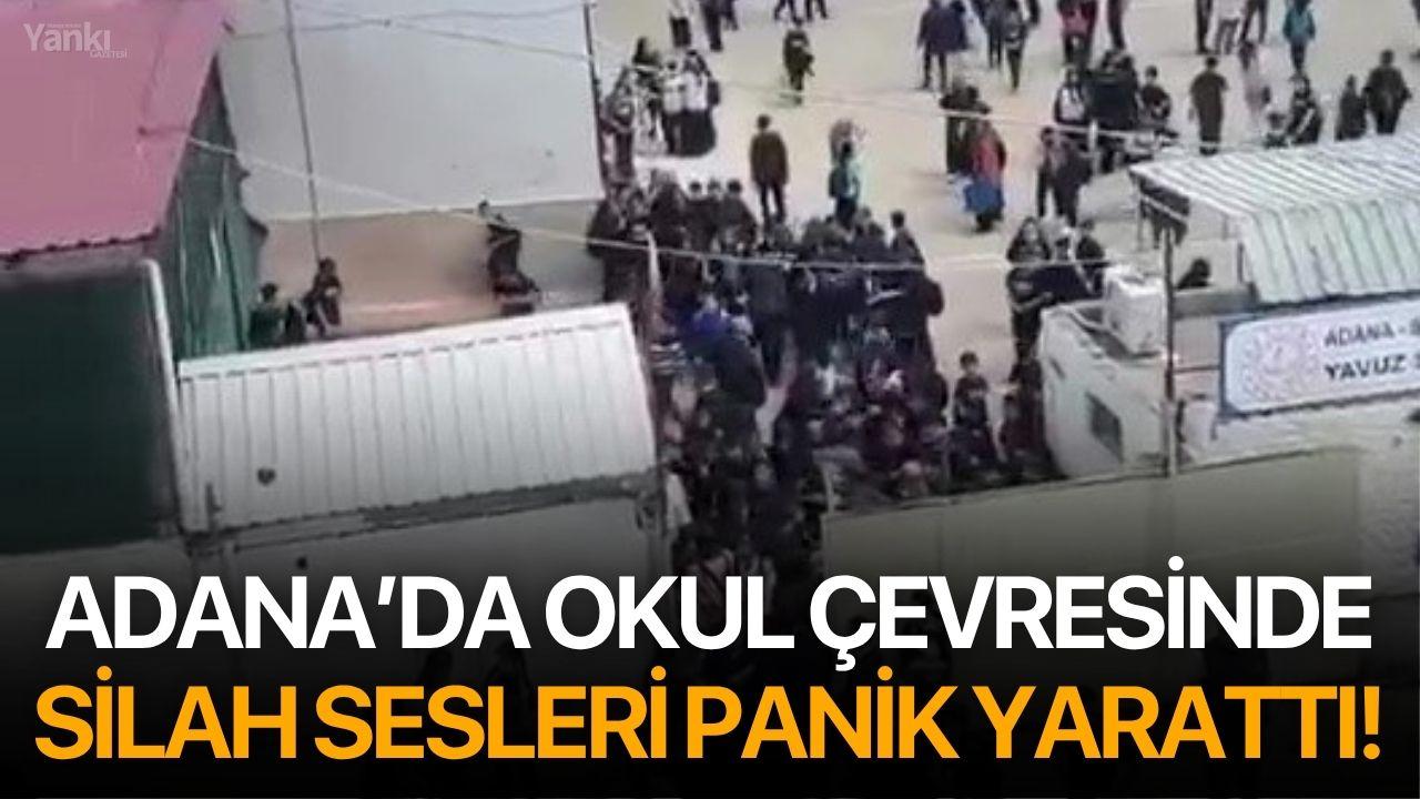 Adana’da Okul Çevresinde Silah Sesleri Panik Yarattı!
