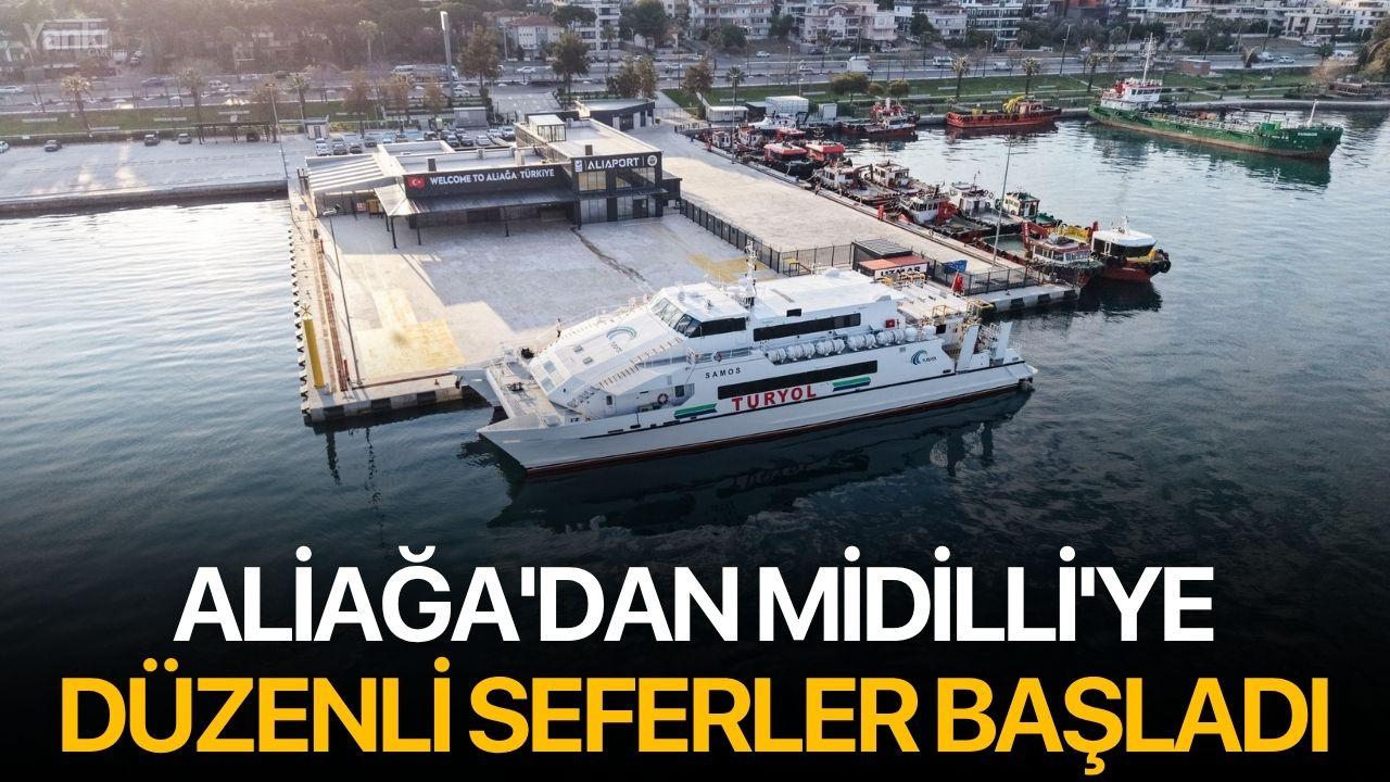 Aliağa'dan Midilli'ye düzenli seferler başladı