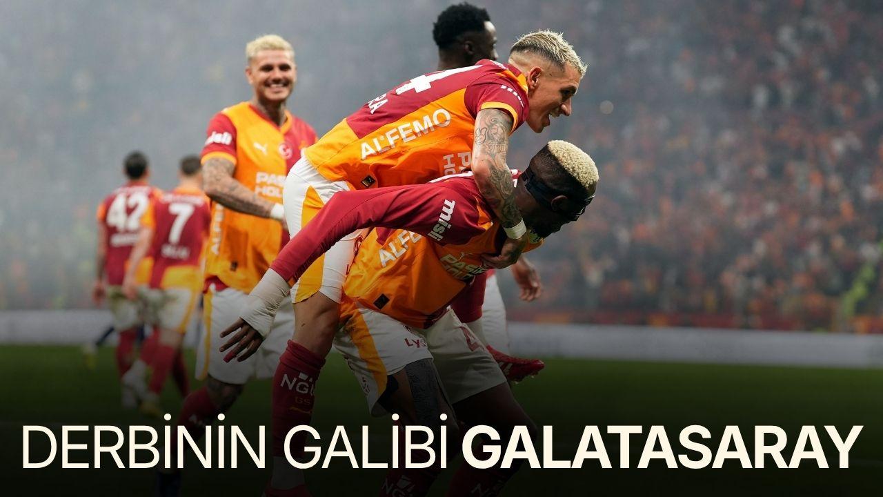Derbinin galibi Galatasaray