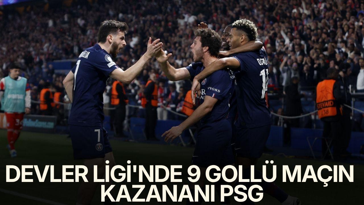 Devler Ligi’nde 9 gollü maçın kazananı PSG