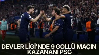 Devler Ligi’nde 9 gollü maçın kazananı PSG