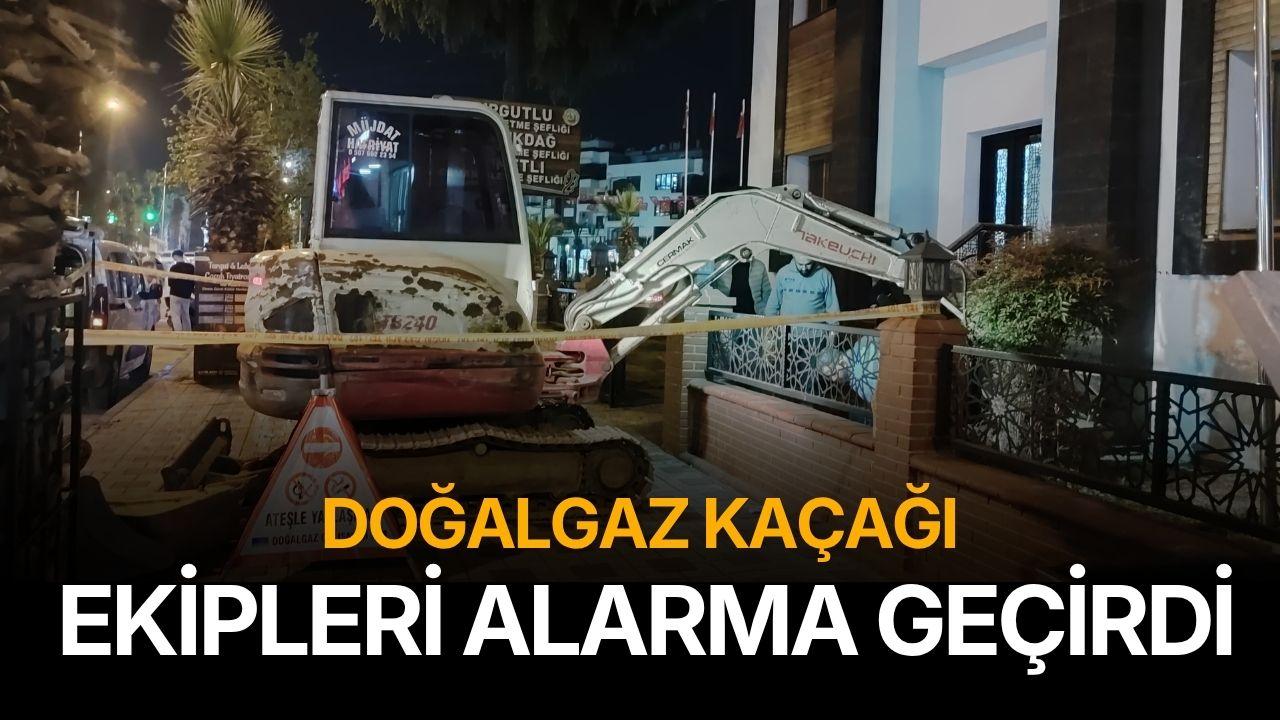 Doğalgaz kaçağı ekipleri alarma geçirdi