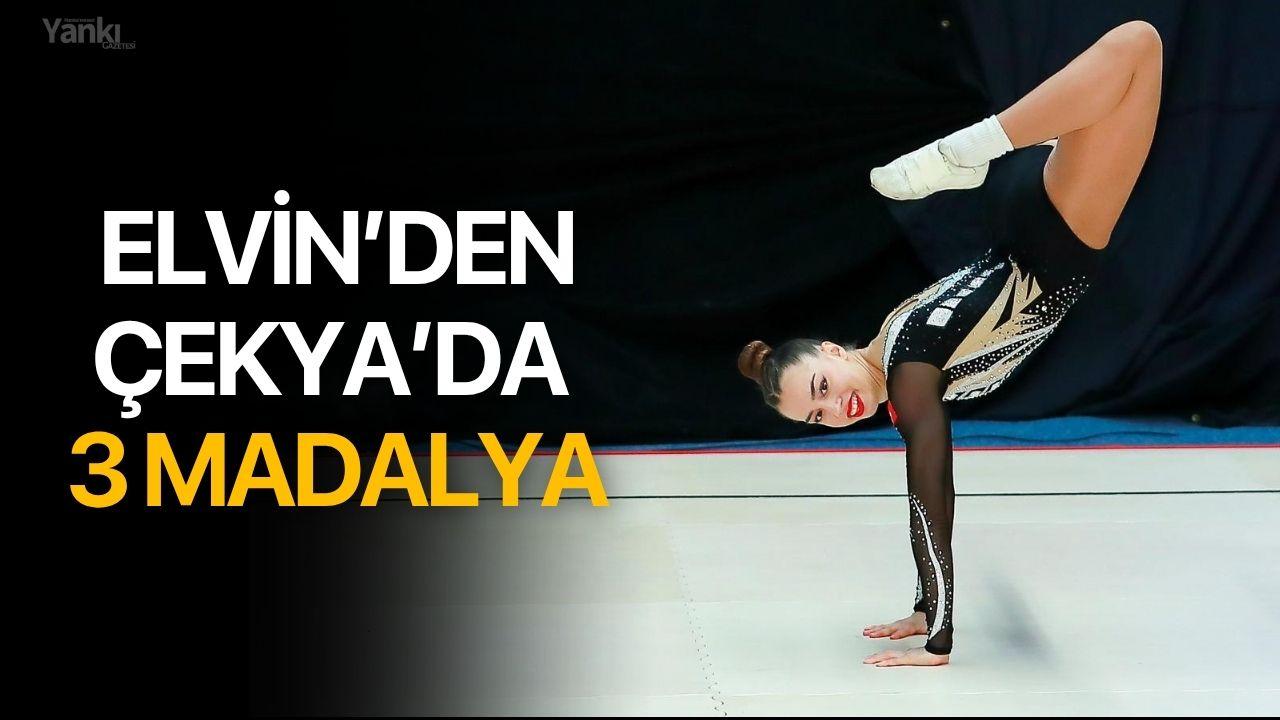 Elvin’den Çekya’da 3 madalya