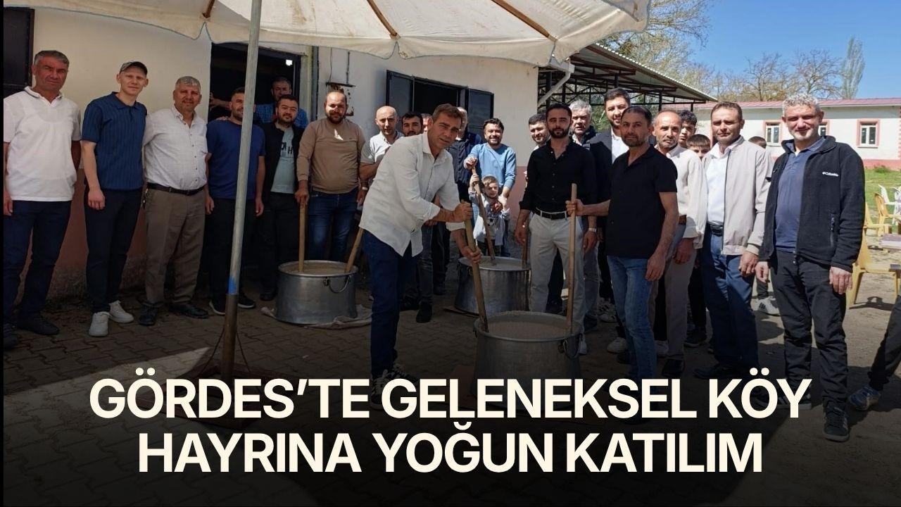 Gördes’te geleneksel köy hayrına yoğun katılım