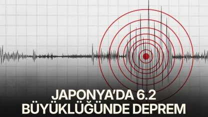 Japonya’da 6.2 büyüklüğünde deprem