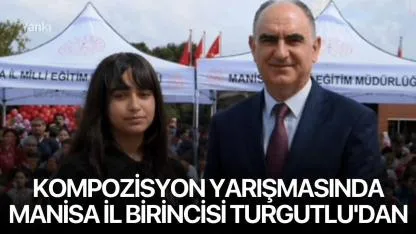 Kompozisyon yarışmasında Manisa il birincisi Turgutlu'dan