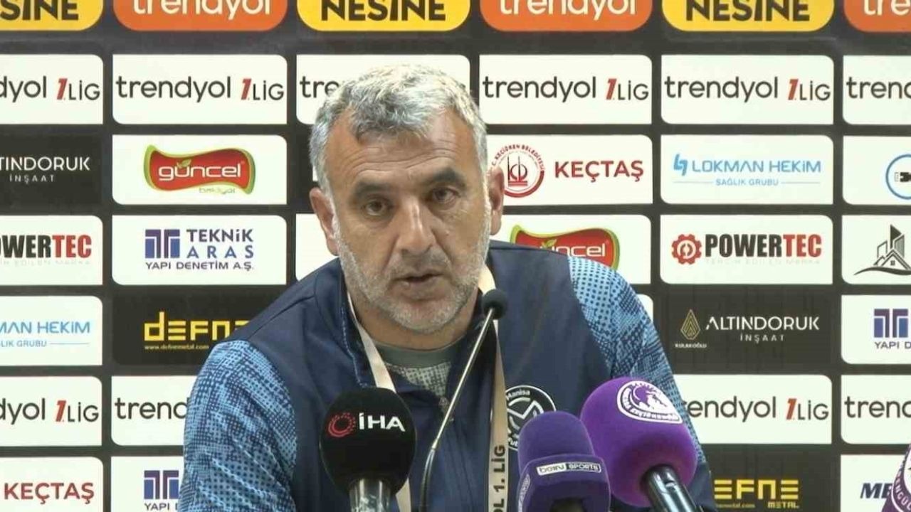 Manisa FK Teknik Sorumlusu Çakmak: 