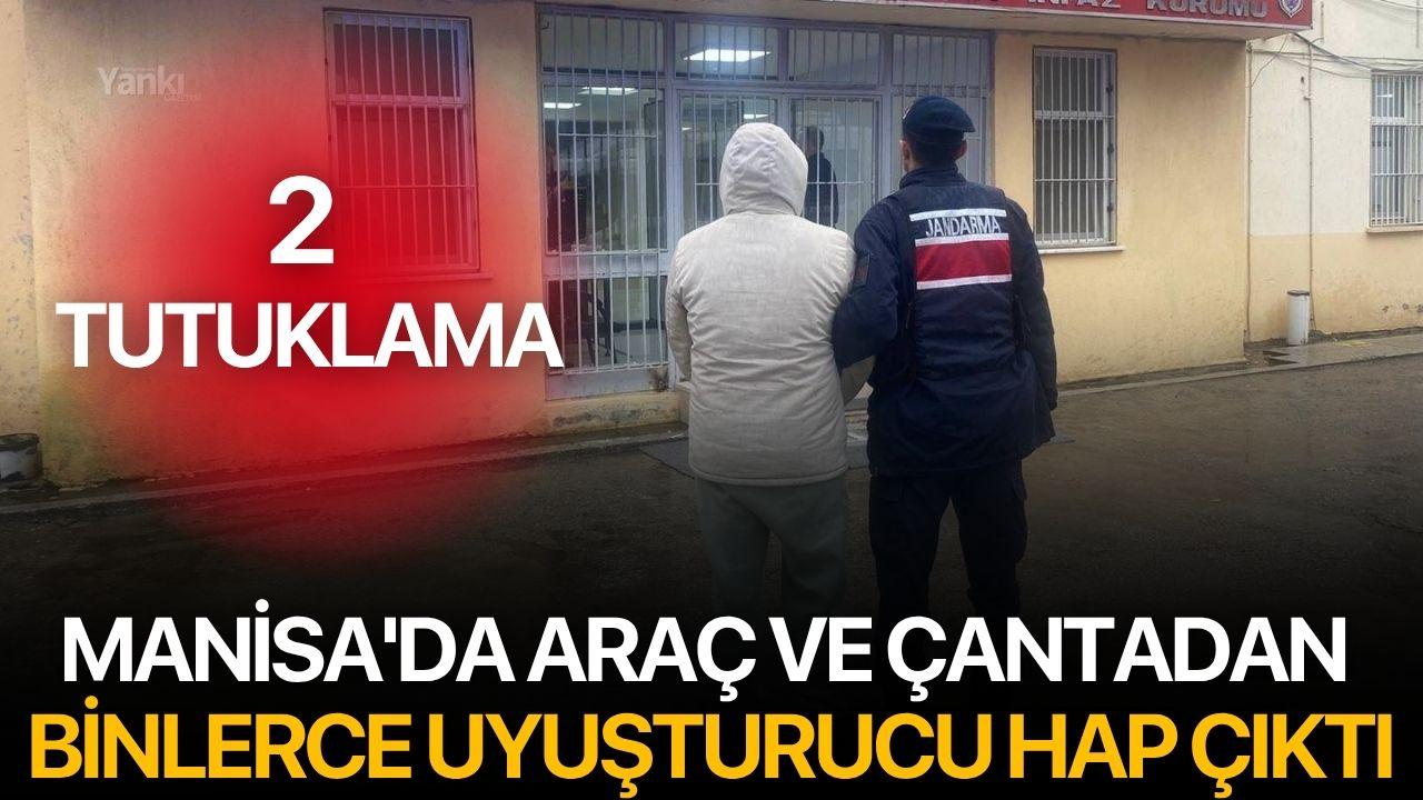 Manisa'da Araç ve Çantadan Binlerce Uyuşturucu Hap Çıktı: 2 tutuklama