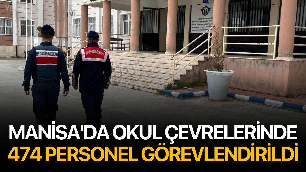 Manisa'da Okul Çevrelerinde 474 Personel Görevlendirildi