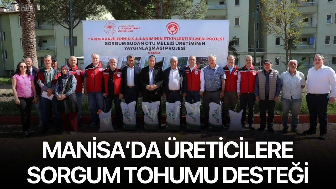 Manisa’da üreticilere sorgum tohumu desteği