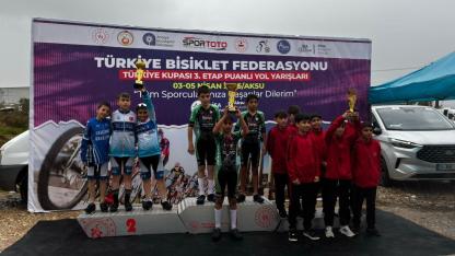 Manisalı bisikletçiler Türkiye Kupası'nda zirvede
