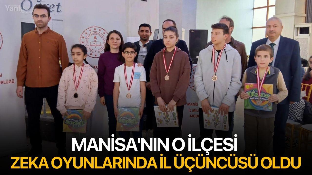 Manisa'nın o ilçesi zeka oyunlarında il üçüncüsü oldu