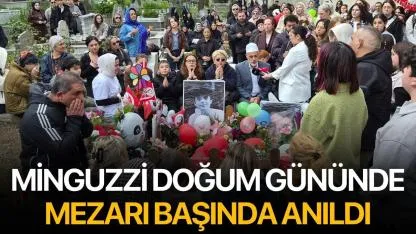 Minguzzi doğum gününde mezarı başında anıldı