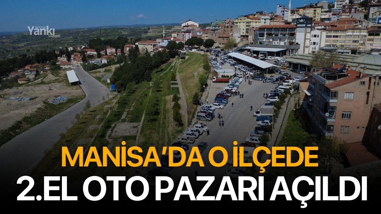 O ilçede 2. el oto pazarı açıldı