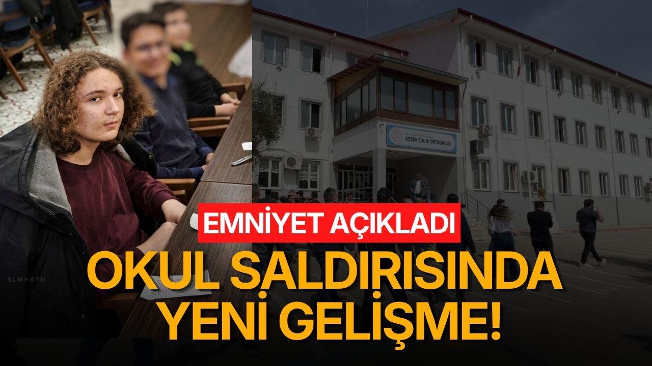 Okul saldırısında yeni gelişme!