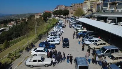 O ilçede 2. el oto pazarı açıldı
