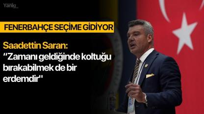 Saadettin Saran: “Zamanı geldiğinde koltuğu bırakabilmek de bir erdemdir"