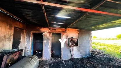 Turgutlu’da Çiftlik Yangını Paniği