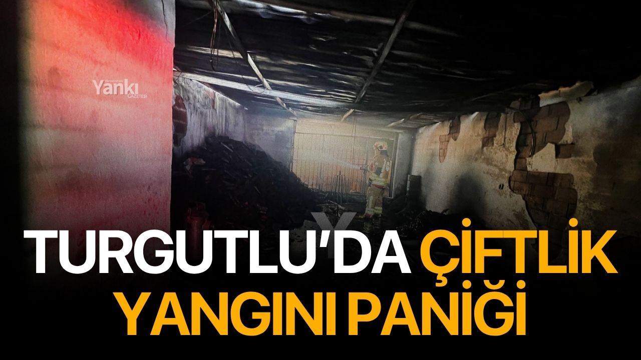 Turgutlu’da Çiftlik Yangını Paniği