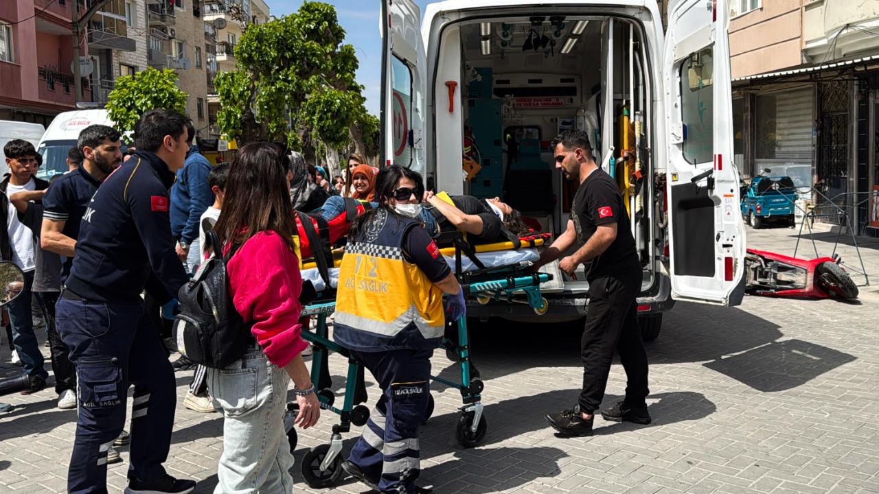 Turgutlu’da iki motosiklet çarpıştı: 2 yaralı