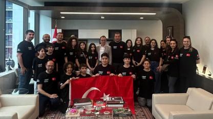 Turgutlulu öğrencinin de yer aldığı robot takımı ABD'de Türkiye'yi temsil edecek