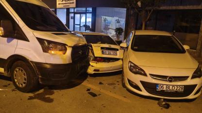 Alkollü sürücü ortalığı karıştırdı: 13 araca çarptı