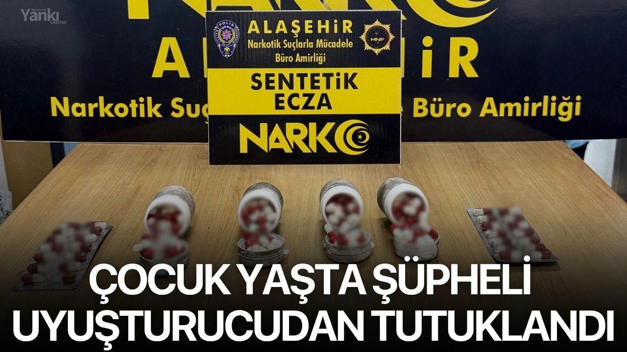 Çocuk Yaşta Şüpheli Uyuşturucudan Tutuklandı