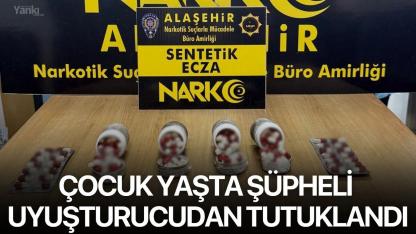 Çocuk Yaşta Şüpheli Uyuşturucudan Tutuklandı