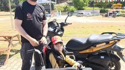 Gökkaya Motofest SMA’lı Feyyaz Alperen’e umut oluyor