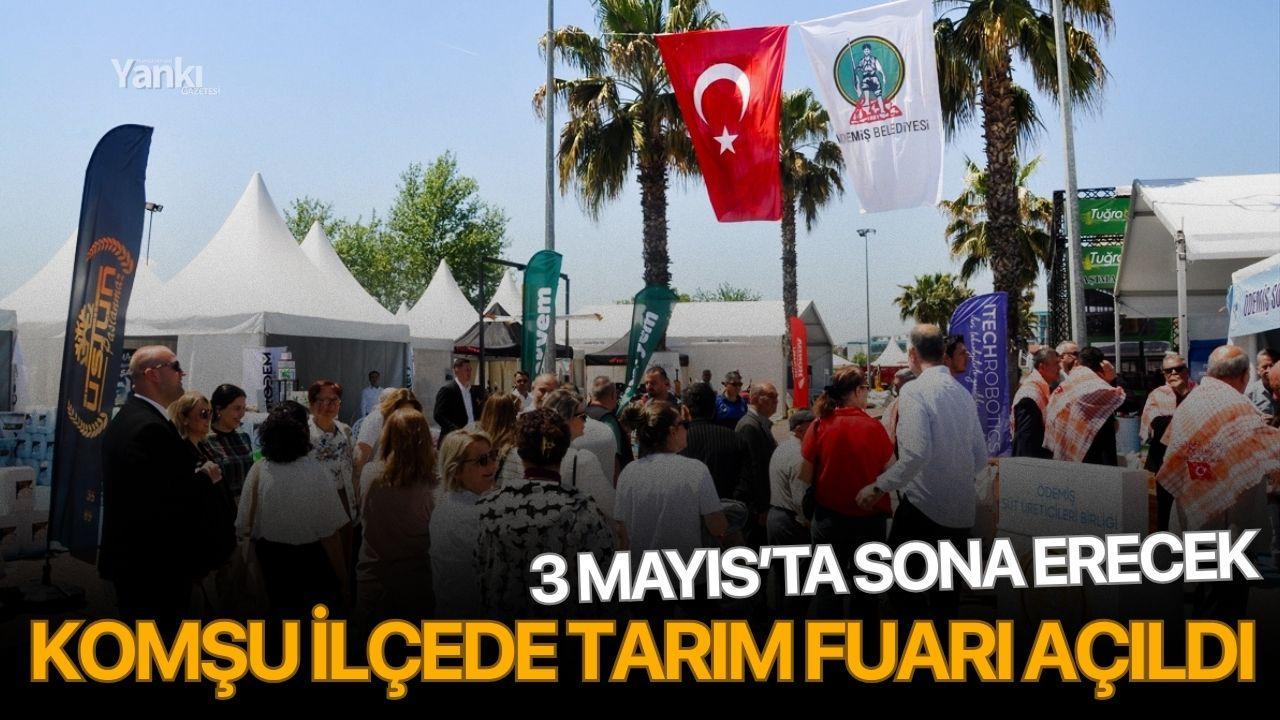 Komşu ilçede tarım fuarı açıldı